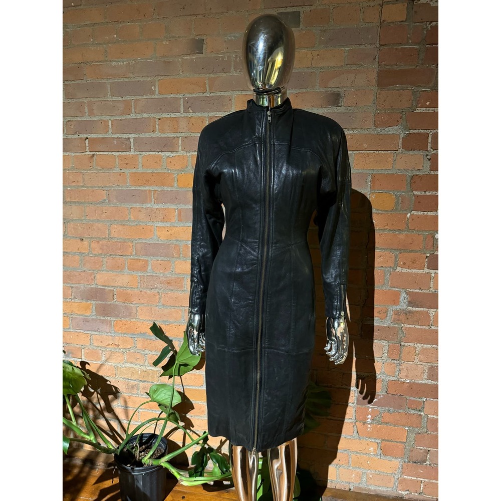 Rare-Vintage Pellé Pellé Leather Dress (RARE)